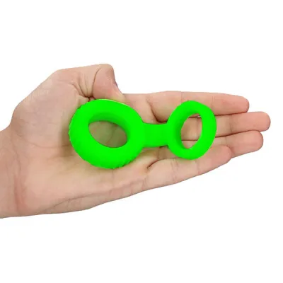 Ouch Glow in the Dark Ring Ball Strap