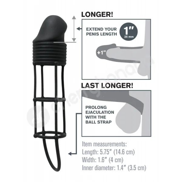 Fantasy X-tensions Silicone Performance Extension Penis Sleeve