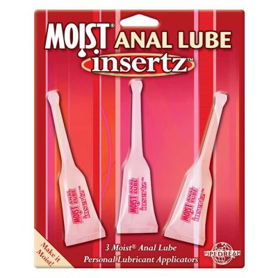 Insertz Anal Moist 10ml 3 Pk 10ml