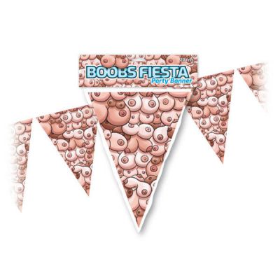 Boobs Fiesta Party Banner Party Banner 6 metre Length