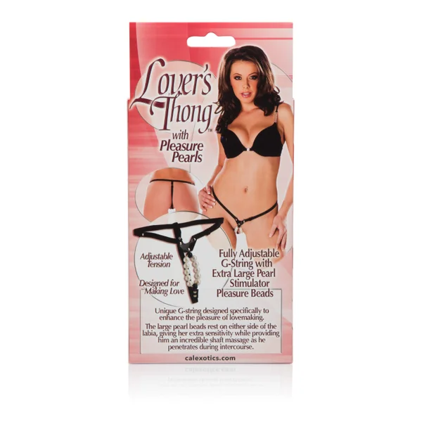 Lovers Thong With Pleasure Pearls — image 9 of 12