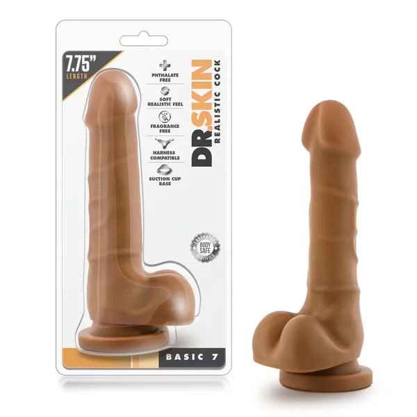 Dr. Skin - Realistic Cock - Basic 7 - Mocha — image 7 of 9