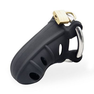 Hardcore silicone cock blocker