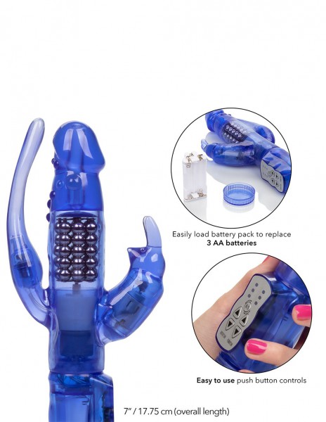 CalExotics Delight Triple Orgasm Vibrator