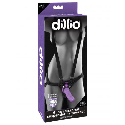 Dillio 6 Strap On Suspender Harness Set