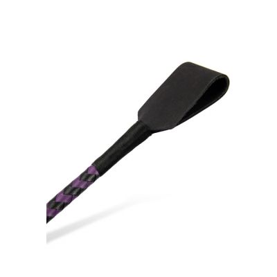 Love In Leather 20 5 Leather Riding Crop With Braided Rod