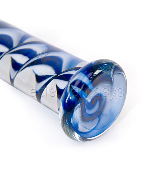 Inside out filligrino shaft glass dildo