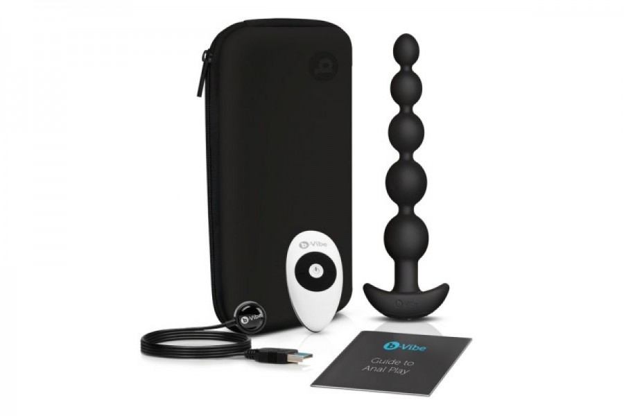 b-Vibe Cinco Rechargeable Remote Control Anal Beads