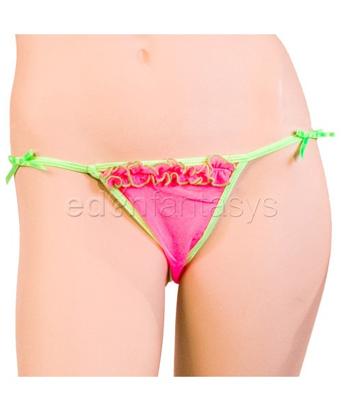 Ruffled bikini set