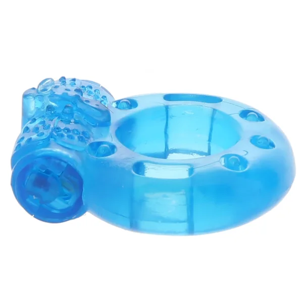 Vibrating Cockring Blue Reusable