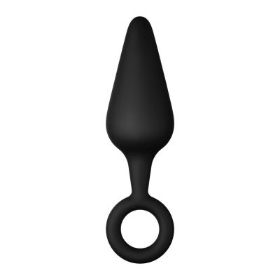 F 10 SILICONE PLUG W PULL RING BLACK L