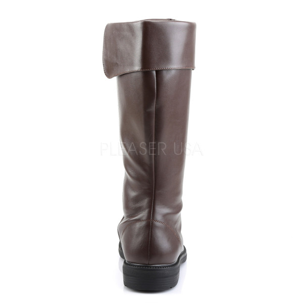 CAPTAIN-105 - Pirate Captain BROWN PU Knee BT — image 4 of 4