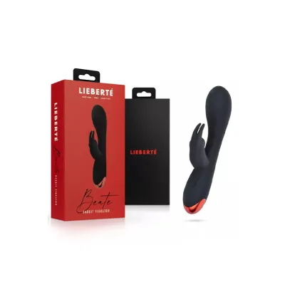 Lieberte Beate 7 2 Rabbit Vibrator with Clitoral Teaser