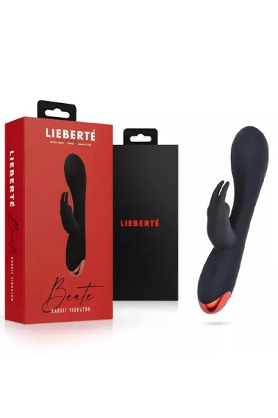 Lieberté Beate - 7.2" Rabbit Vibrator with Clitoral Teaser