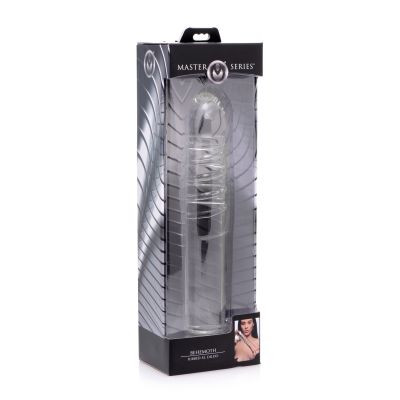 Behemoth Ribbed XL Glass Dildo