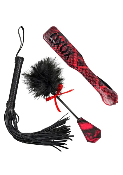Lovers Kits Whip, Spank & Tickle Set