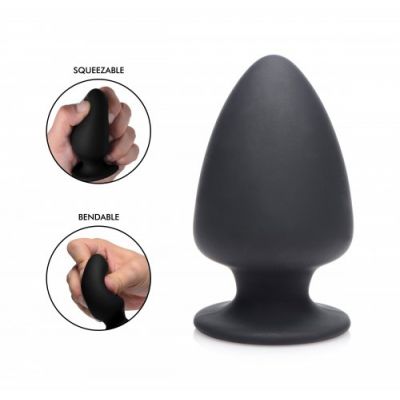 Squeezable Silicone Anal Plug