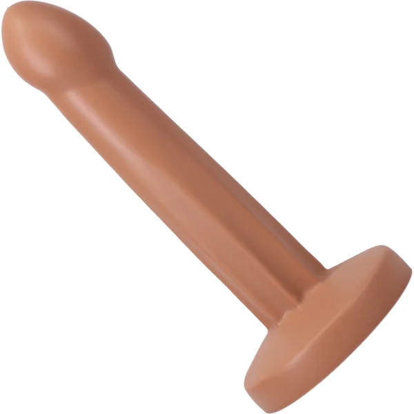 POP Squirting Harness Compatible Silicone Dildo - Caramel