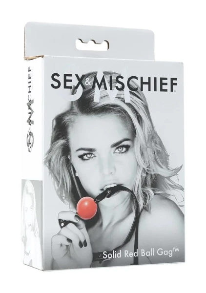 Sex & Mischief Solid Red Ball Gag