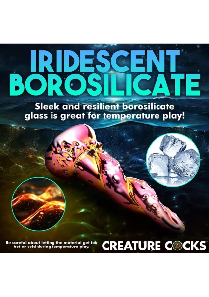 Creature Cocks - Enchantress Rainbow Glass Dildo