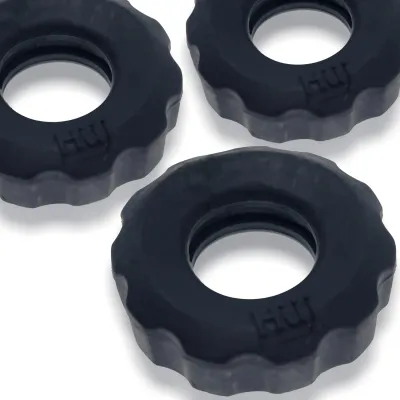 Super Huj 3 Pack Cockrings Tar Ice