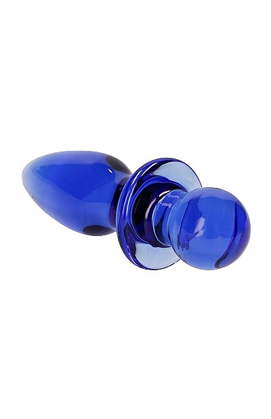 4.5" Rocker Glass Butt Plug