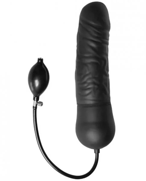 Leviathan Giant Inflatable Dildo - Black