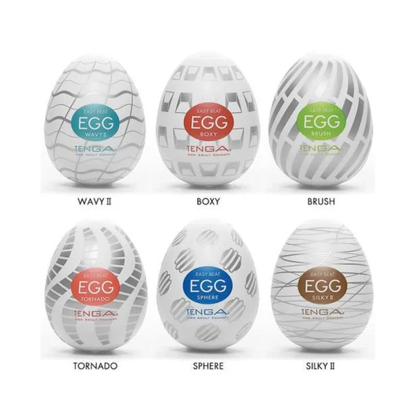 Tenga Egg Variety Pack Penis Masturbator Sleeves