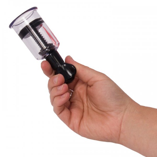 Bondara Twister Black Nipple Suckers – Small or Medium