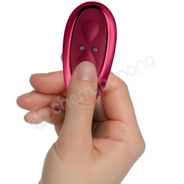 Rocks Off Ruby Glow Blush Ride On Vibrator Dual Purpose Pleasure Wand & Saddle Vibe