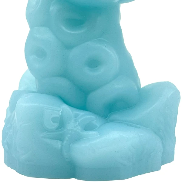 Uncover Creations Tentacle Knot II Glow In The Dark 8" Silicone Fantasy Dildo - Deep Dive Blue