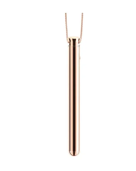 Le Wand Chrome Vibrating Necklace - Pink