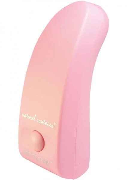 Natural Contours Petite Pink Ribbon Massager 4 Inch Pink