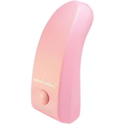Natural Contours Petite Pink Ribbon Massager 4 Inch Pink