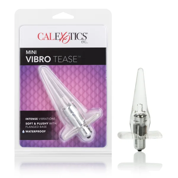 Mini Vibro Tease Slender Probe - Clear — image 13 of 15
