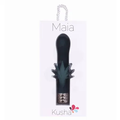 Kusha 420 Series Crystal Gems G Spot Vibrator Green