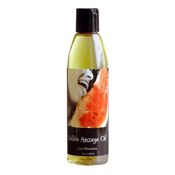 Earthly Body Edible Massage Oil 8oz