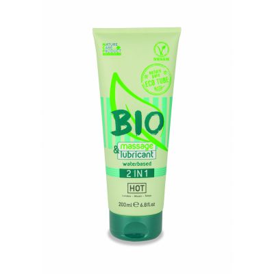 HOT BIO massage lubricant waterbased 2 in 1 200 ml Best Sex Lube Uk