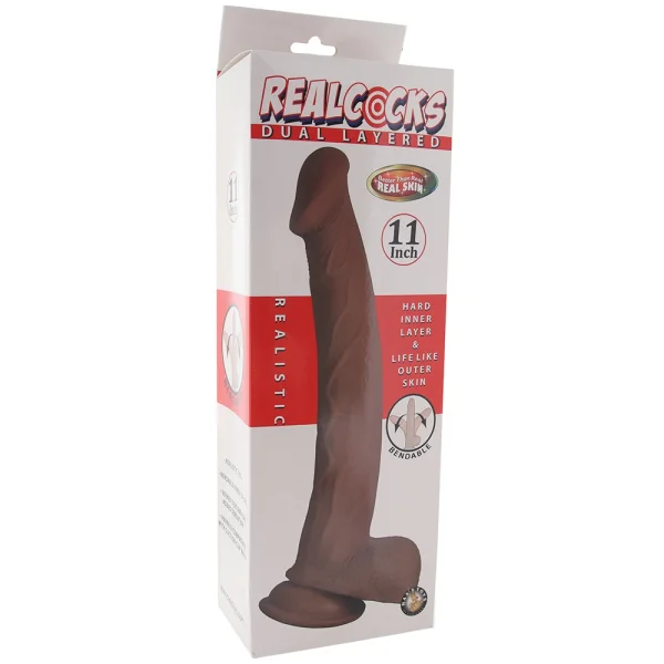 Real Cocks Dual Layered 11 Inch Dildo — image 6 of 6