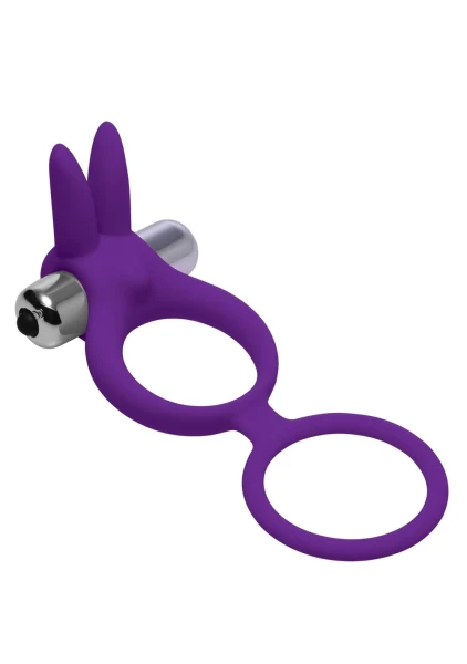 Throbbin Hopper Cock and Ball Ring with Vibrating Clit Stimulator