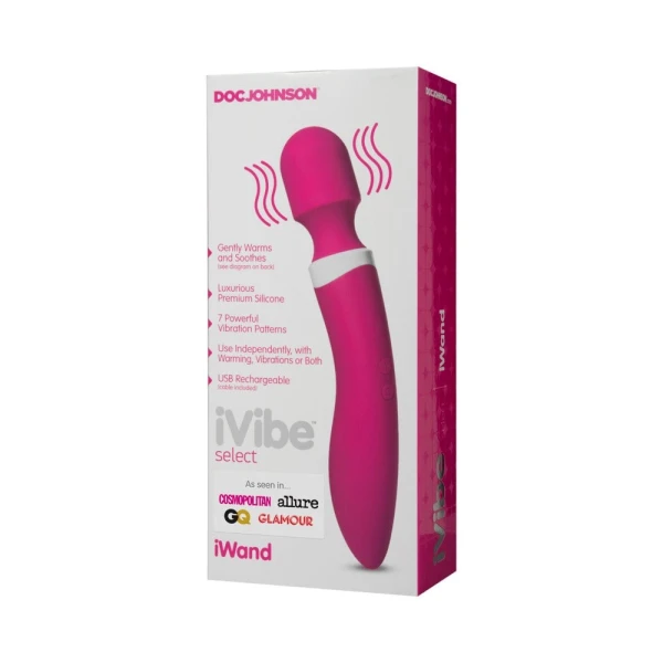 iVibe Select iWand Body Massager Gently Warms
