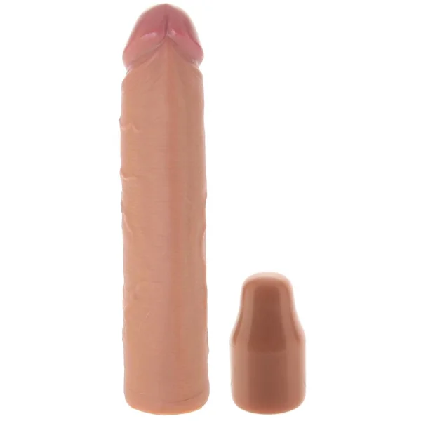 Fantasy X-tensions Elite Silicone 8" Penis Extension With 2" Removable Extender  - Caramel