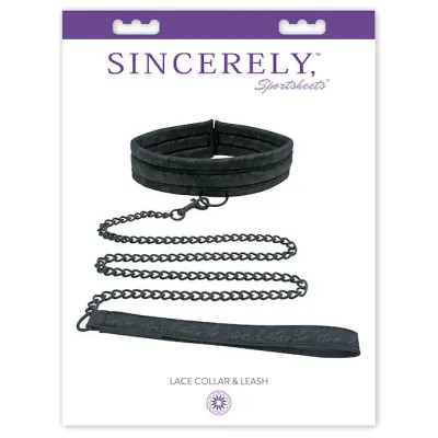 Sportsheets Lace Collar And Leash