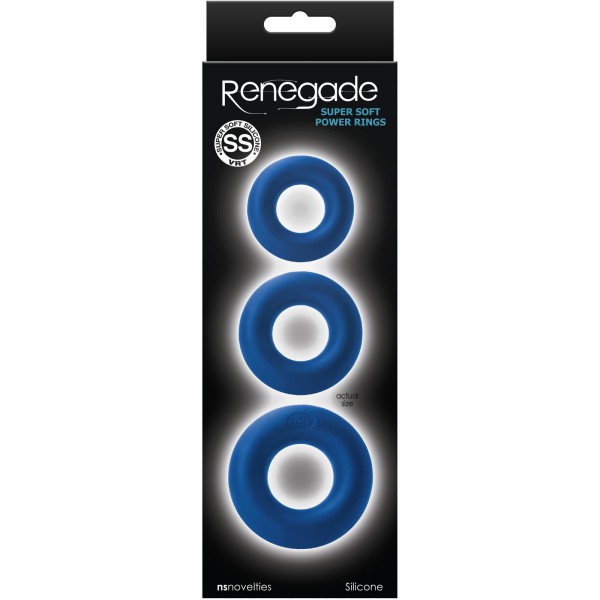 Super Soft Power Cock Rings x3