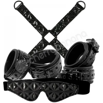 Sinful Black Bondage Kit