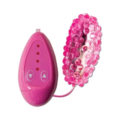 Vibrating Bumpy Bullet 4 Speed Waterproof 3 Inch Pink