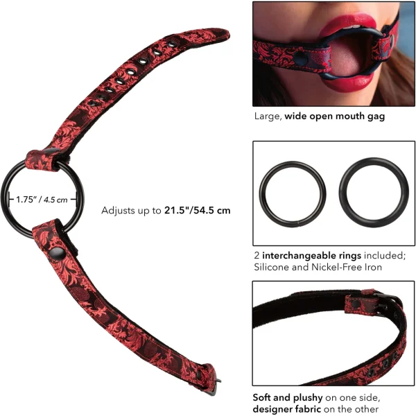 Scandal Wide Open Mouth Gag by CalExotics