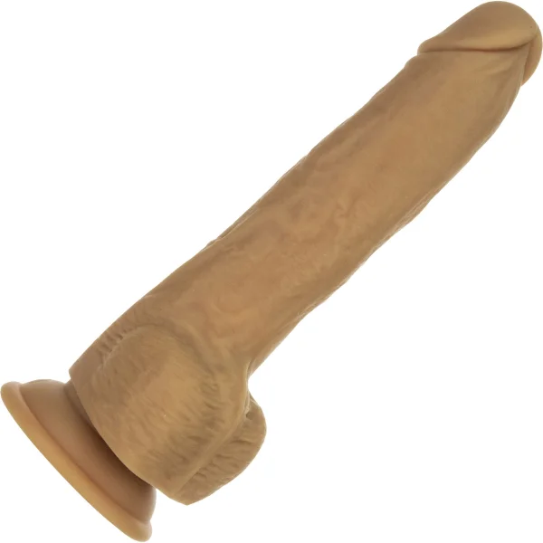 Naked Attraction 9 Inch Thrusting Dildo Caramel