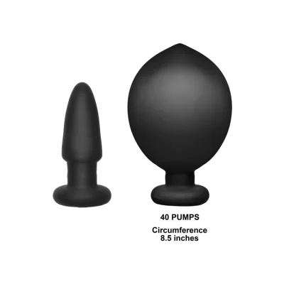 Deluxe Wonder Plug Inflatable Vibrating Butt Plug
