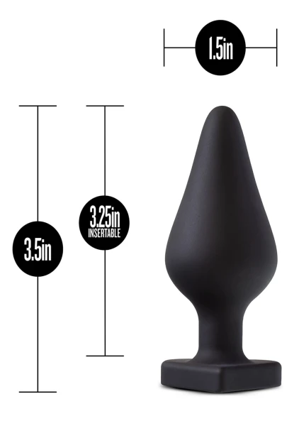 Blush Temptasia Spank Me Silicone Heart Butt Plug